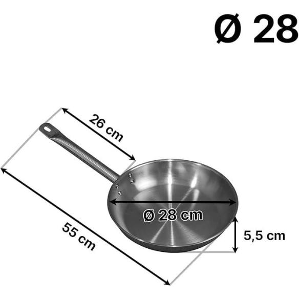 Padella Comas Fuji 28cm Alluminio Acciaio Inox Induzione | Acquista Ora