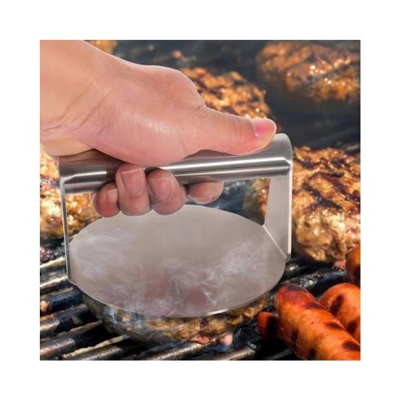 Pressa Hamburger De Luca Inox Ø 14 cm - Qualità Professionale