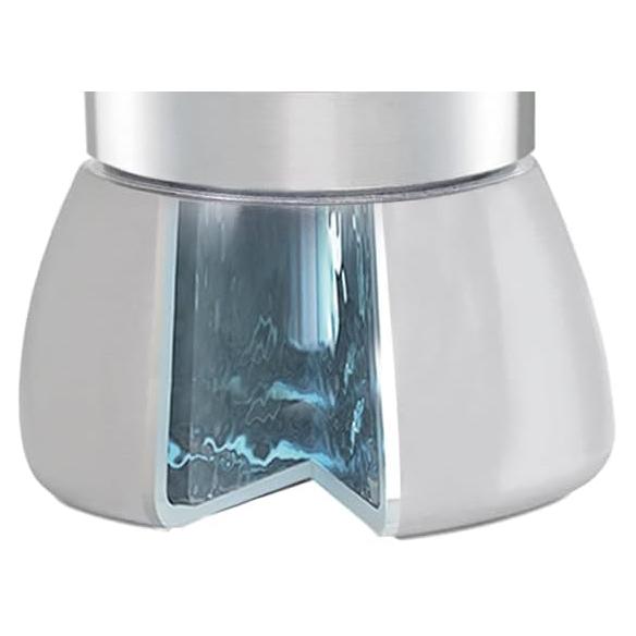 Pedrini Aroma Induction 3 Tazze - Caffettiera Moka con Manico Rosso