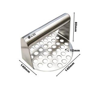 Pressa Polpettine e Schiaccia Patate De Luca Inox 14cm Professional 2