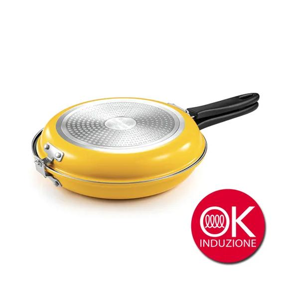 Tescoma i-Presto Padella Doppia Girafrittata Induzione ø 26 cm