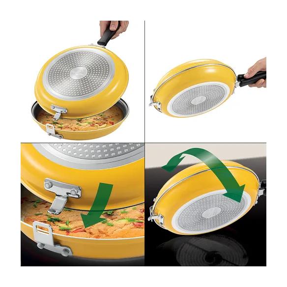 Tescoma i-Presto Padella Doppia Girafrittata Induzione ø 26 cm