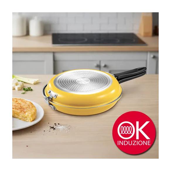 Tescoma i-Presto Padella Doppia Girafrittata Induzione ø 26 cm