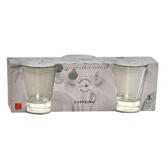 BICCHIERE CAFFE’ BORMIOLI VETRO ml.85 Set pz.3