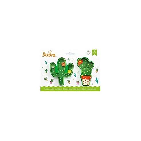 SET 2 TAGLIAPASTA CACTUS IN PLASTICA 9 X H 2,2 CM