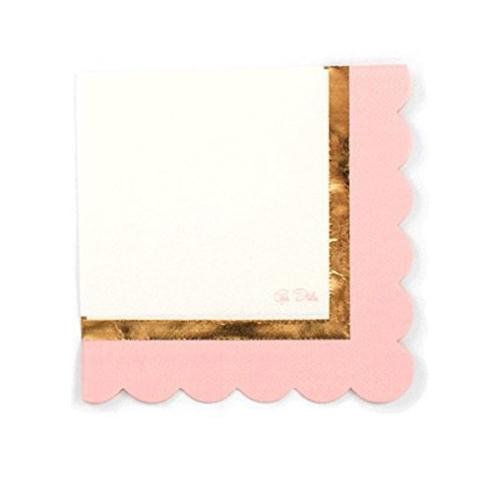 CF.16 TOVAGLIOLI CON SMERLO BABY CHIC ROSA ORO CM 33X33