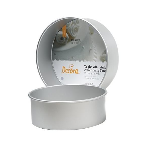 TEGLIA PROFESSIONALE DIAM. 30XH10CM TONDA ANODIZZATA