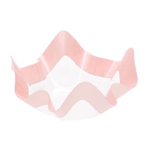 CONTENITORE PET ROSA PERLATO  CM 22,5X12