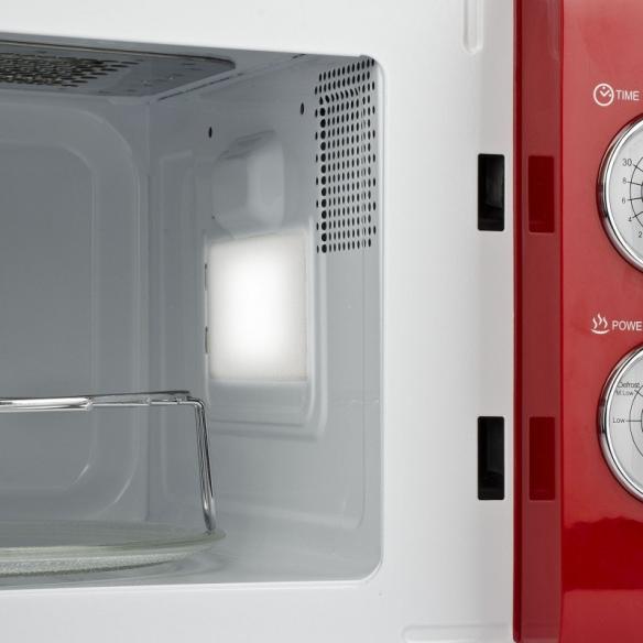 Girmi - FM21 Forno Elettrico a Microonde con Grill Vintage Rosso