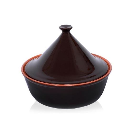 Benegiamo - Pentola Tajine in terracotta 24 cm con coperchio