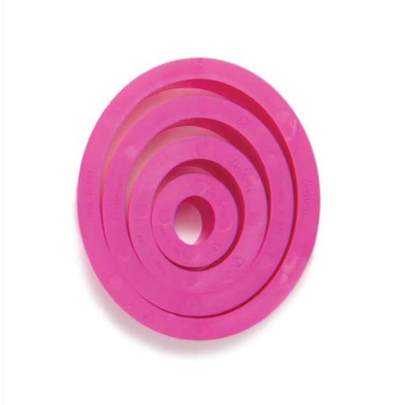 SET 4 TAGLIAPASTA OVALE 1,5 3,5 5,5 8 H 2,2 CM