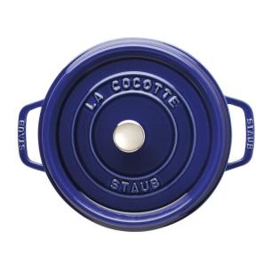 Staub - Casseruola cocotte in ghisa smaltata cm 22 blu 2