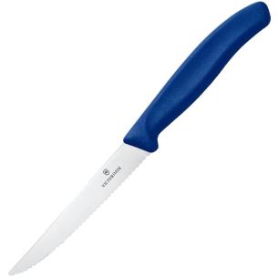 Victorinox - Coltello da bistecca Swiss Classic, filo ondulato Blu 2