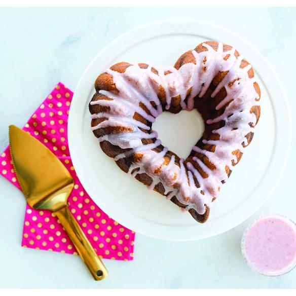 Nordic Ware - Stampo Ciambella Cuore Elegant Heart Bundt 10 cup