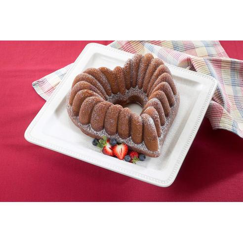 Nordic Ware - Stampo Ciambella Cuore Elegant Heart Bundt 10 cup