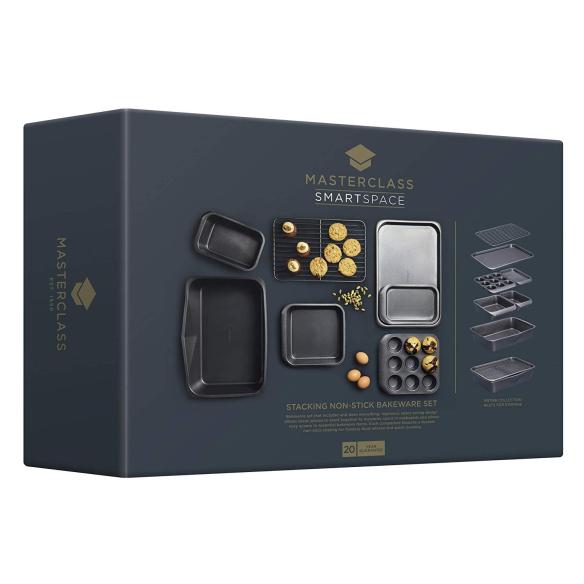 Masterclass - Kit Teglie da forno impilabili Acciaio al Carbonio