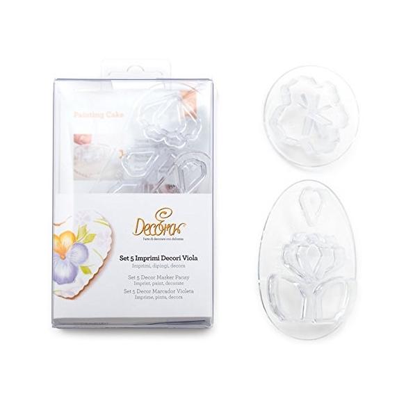 SET 5 IMPRIMIDECORI VIOLA