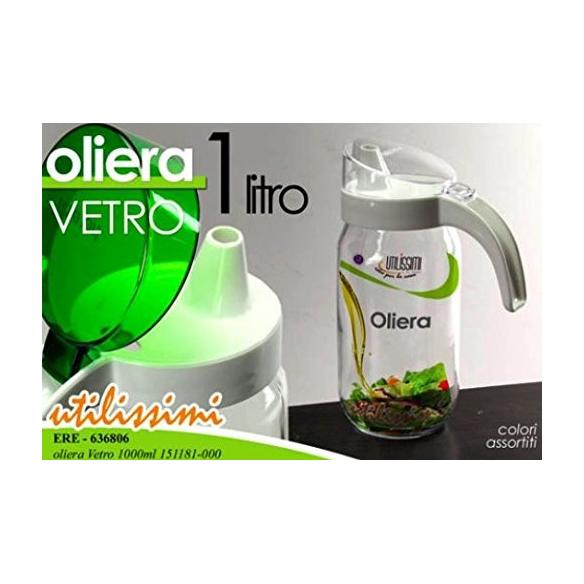 Oliera in vetro con tappo 1Lt