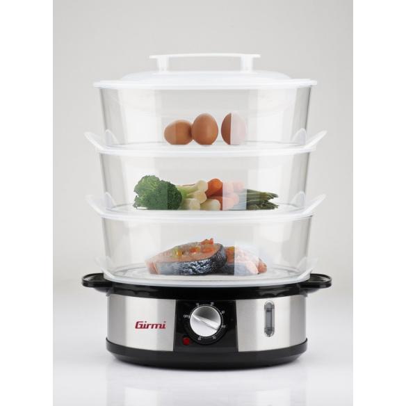 Girmi - VP26 Vaporiera Elettrica a Tre Livelli