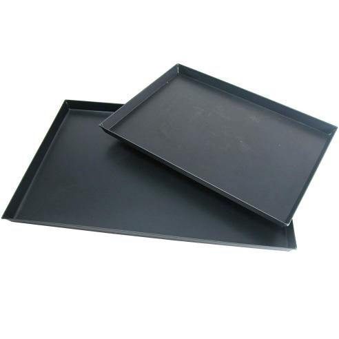 Pentole Agnelli - Teglia Rettangolare in Ferro Blu per Pizza e Focaccia 60 x 40 x 3 cm