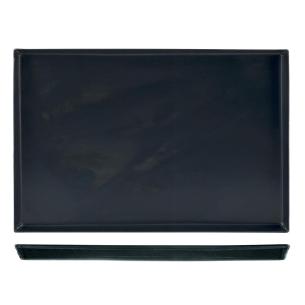 Pentole Agnelli - Teglia Rettangolare in Ferro Blu per Pizza e Focaccia 60 x 40 x 3 cm 2