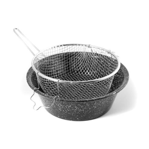 Friggitrice Ferro Porcellanato con cestello 30 cm