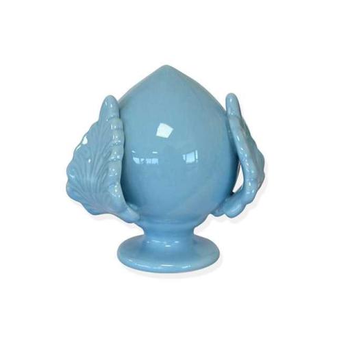 Pomo in Ceramica Portafortuna Celeste 10x10 cm