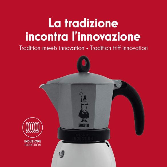 Moka Induction Red 6 Tz