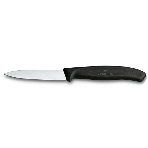 Victorinox - Coltello spelucchino lama liscia per verdure nero