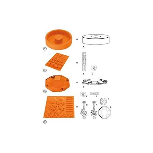 TEGLIA SILICONE FORMA GIOSTRA