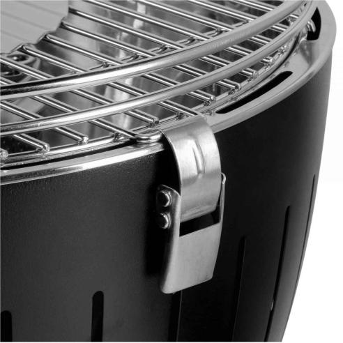 Lotusgrill - Barbecue a Carbone senza Fumo L New Nero