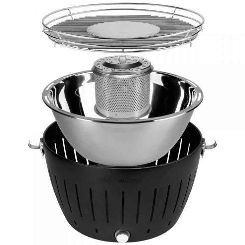 Lotusgrill - Barbecue a Carbone senza Fumo L New Nero