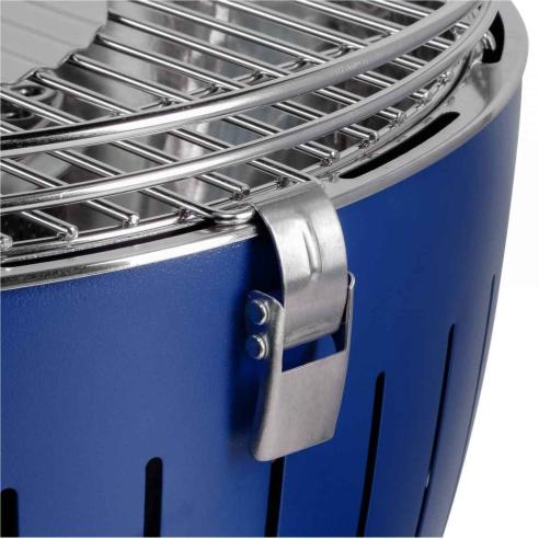 Lotusgrill - Barbecue a Carbone senza Fumo New L Blu