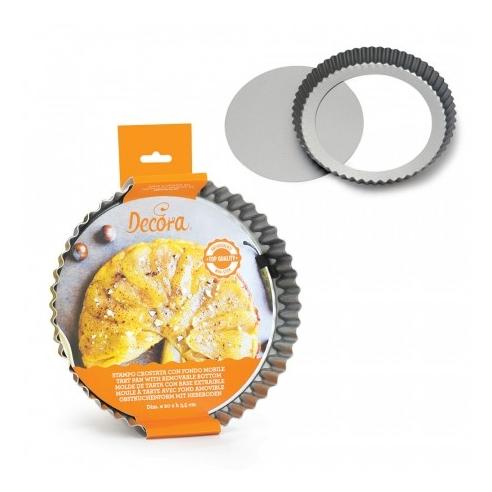Decora - Stampo Crostata Fondo Mobile 20x3.5 h cm