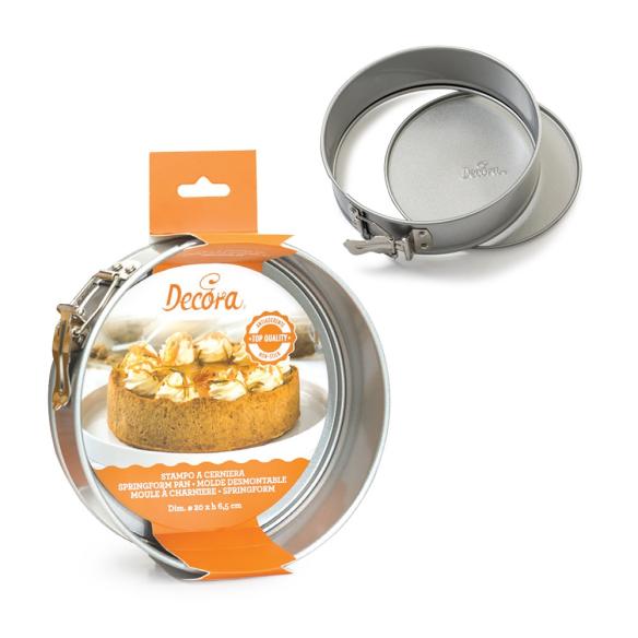 Tortiera Decora - Stampo a Cerniera Tonda in Alluminio Anodizzato