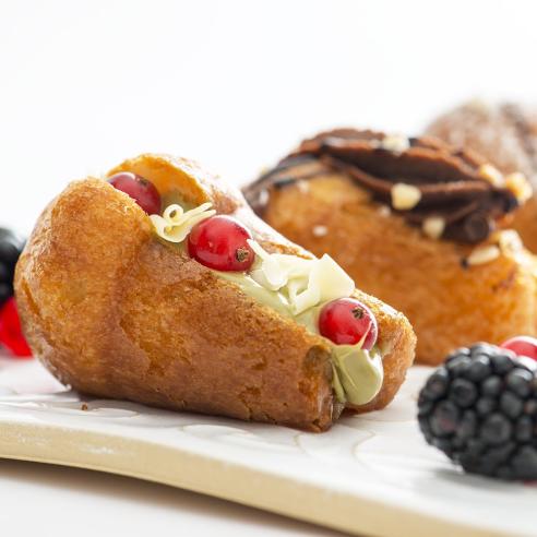 Decora - Stampi Baba' Mignon in Alluminio Anodizzato 3x2x3.5h cm 10 pz