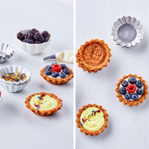 Decora - Stampi per Tartellette Alluminio 8x2h cm. 10 pz