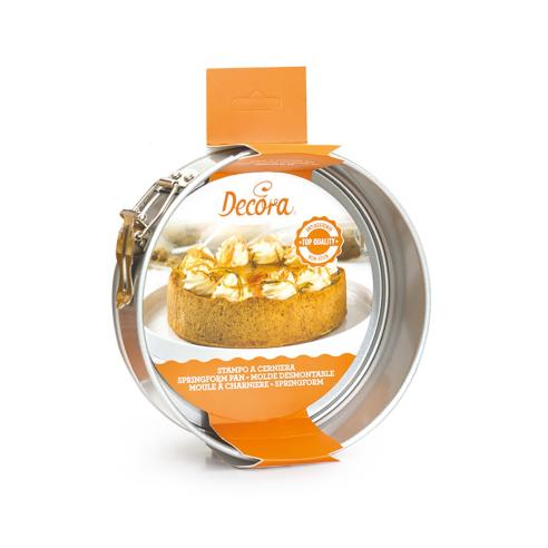 Tortiera Decora - Stampo a Cerniera Tonda in Alluminio Anodizzato