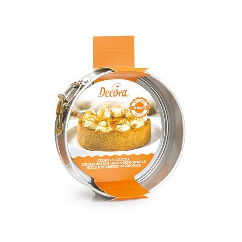 Tortiera Decora - Stampo a Cerniera Tonda in Alluminio Anodizzato