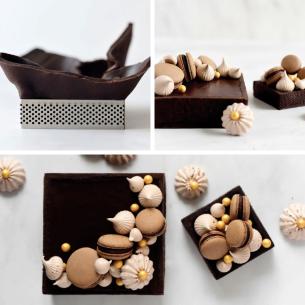 Decora - Forma Quadra Microforata in Acciaio Inox 10x10x3.5h cm 2