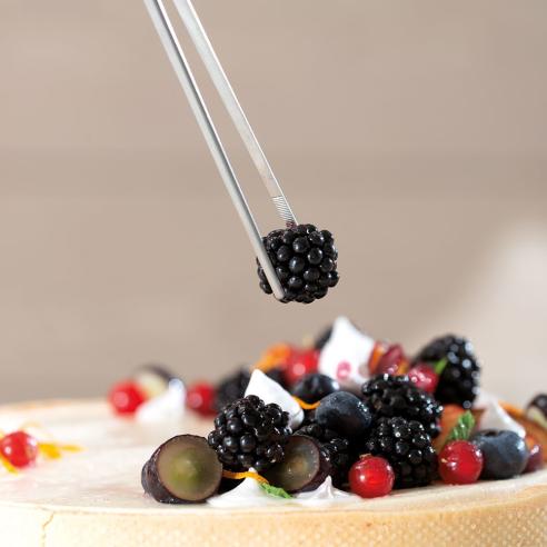 Decora - Pinza per impiattare in Acciaio 14 cm