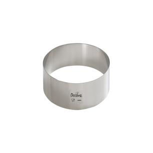 Decora - Sagoma per dolci acciaio inox cerchio diametro 5
