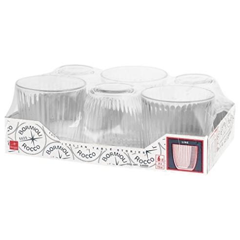 Bormioli Rocco - Bicchiere Vetro Acqua Trasparente set 6 Pz