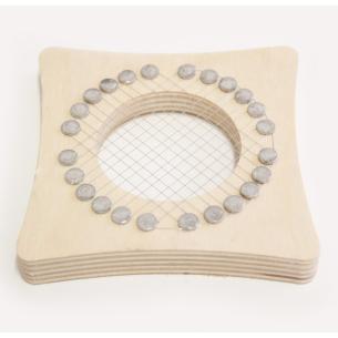 Calder - Taglia Puntarelle in multistrato betulla e filo in acciaio Made in Italy