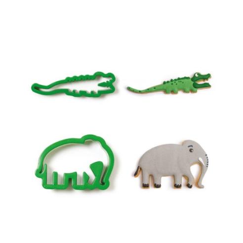 Decora - Set 2 Tagliapasta Coccodrillo e Elefante
