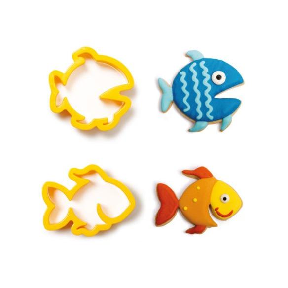 Tagliabiscotti Decora - Set 2 Tagliapasta Pesci