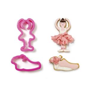 Tagliabiscotti Decora - Set 2 Tagliapasta Ballerina e Scarpetta 2