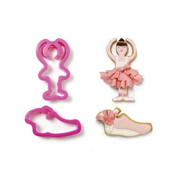 Tagliabiscotti Decora - Set 2 Tagliapasta Ballerina e Scarpetta
