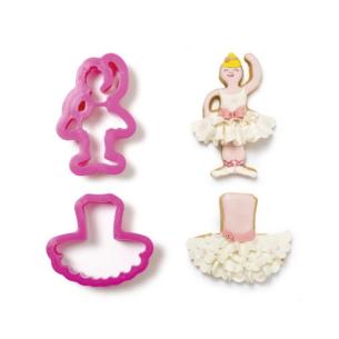 Decora - Set 2 Tagliapasta BALLERINA E TUTU 2