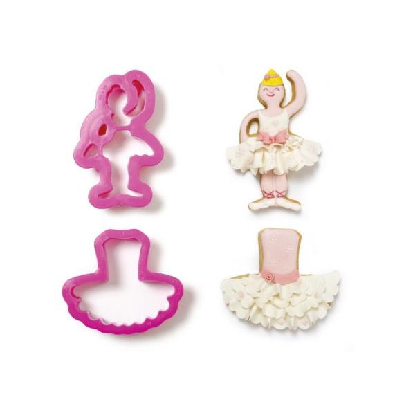 Decora - Set 2 Tagliapasta BALLERINA E TUTU